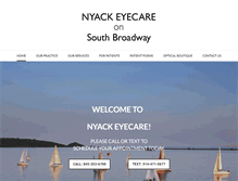 Tablet Screenshot of nyackeyecare.net